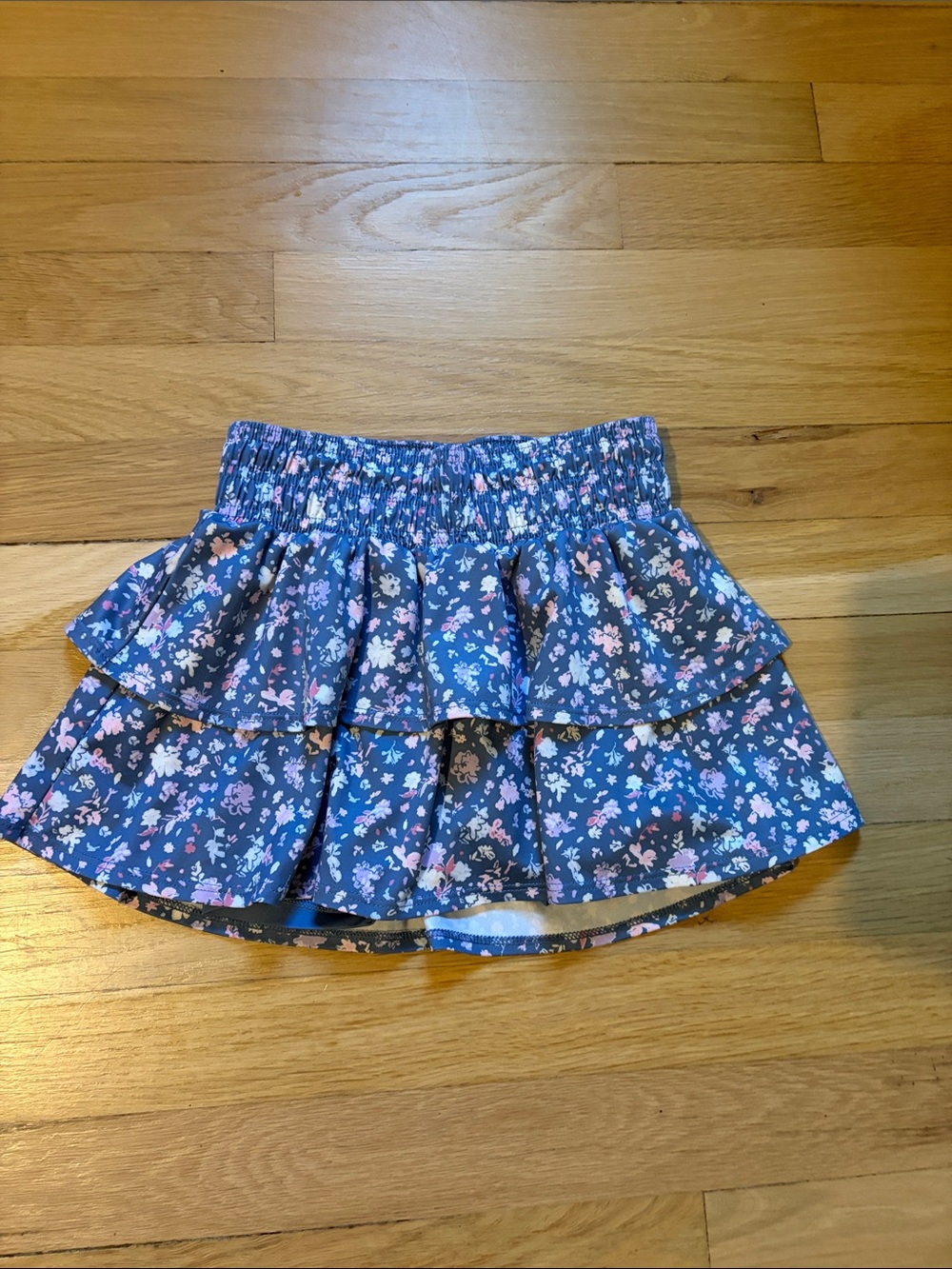 Girls All In Motion Floral Tiered Skort